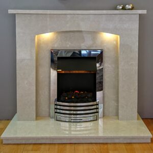 Dimplex Opti Myst Fire and Marble Surround